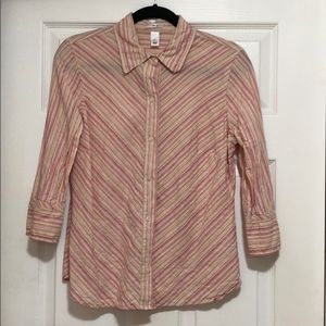 Old Navy 3/4 length dress shirt